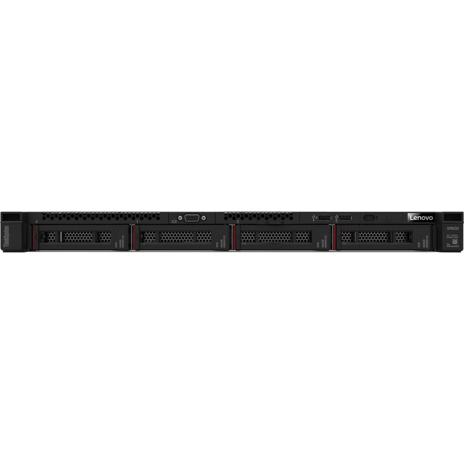 Lenovo ThinkSystem SR630 7X02A0FANA 1U Rack Server - 1 x Intel Xeon Silver 4208 2.10 GHz - 16 GB RAM - Serial ATA/600, 12Gb/s SAS Controller - 7X02A0FANA