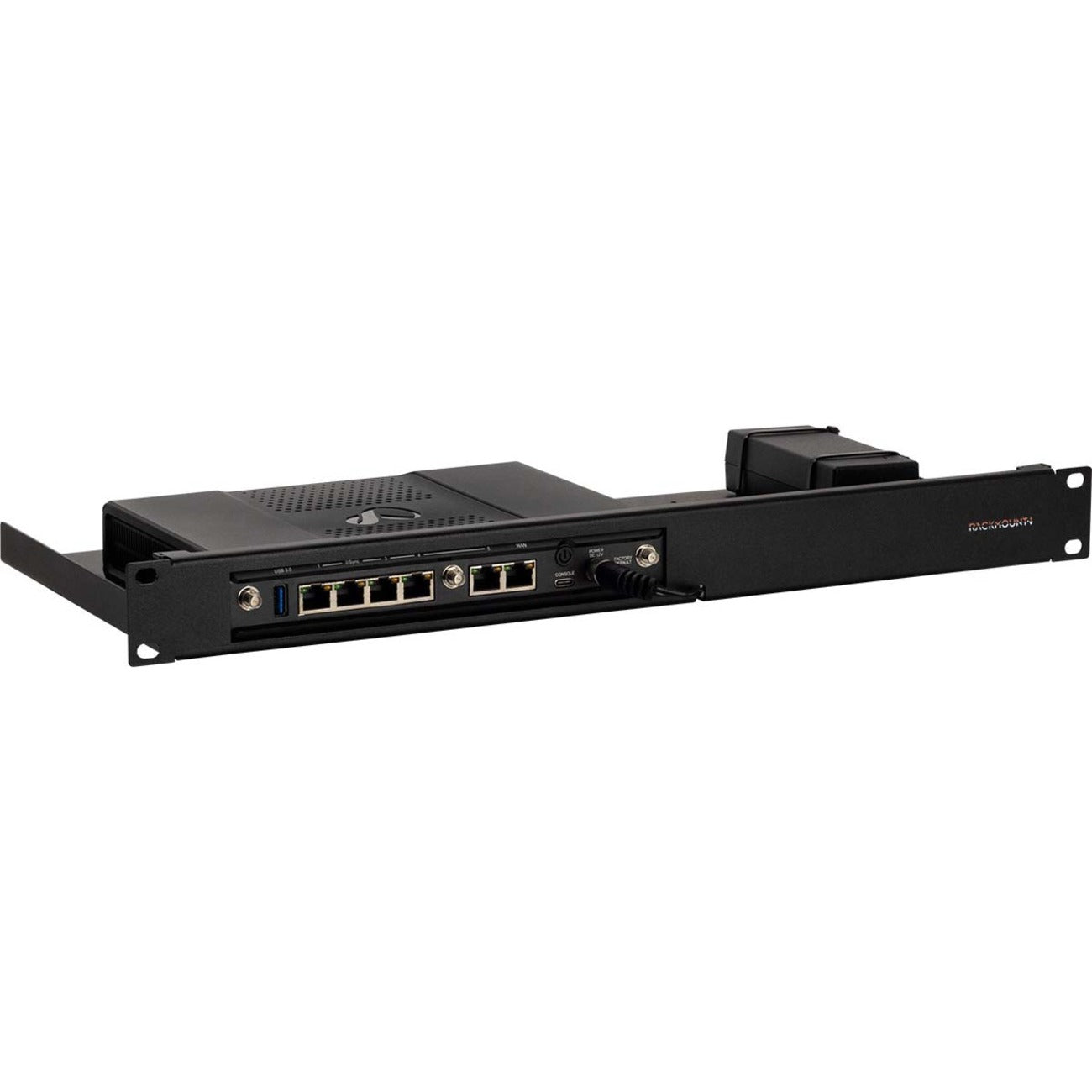 RACKMOUNT.IT RM-CP-T5 Rack Mount for Firewall - Jet Black - RM-CP-T5