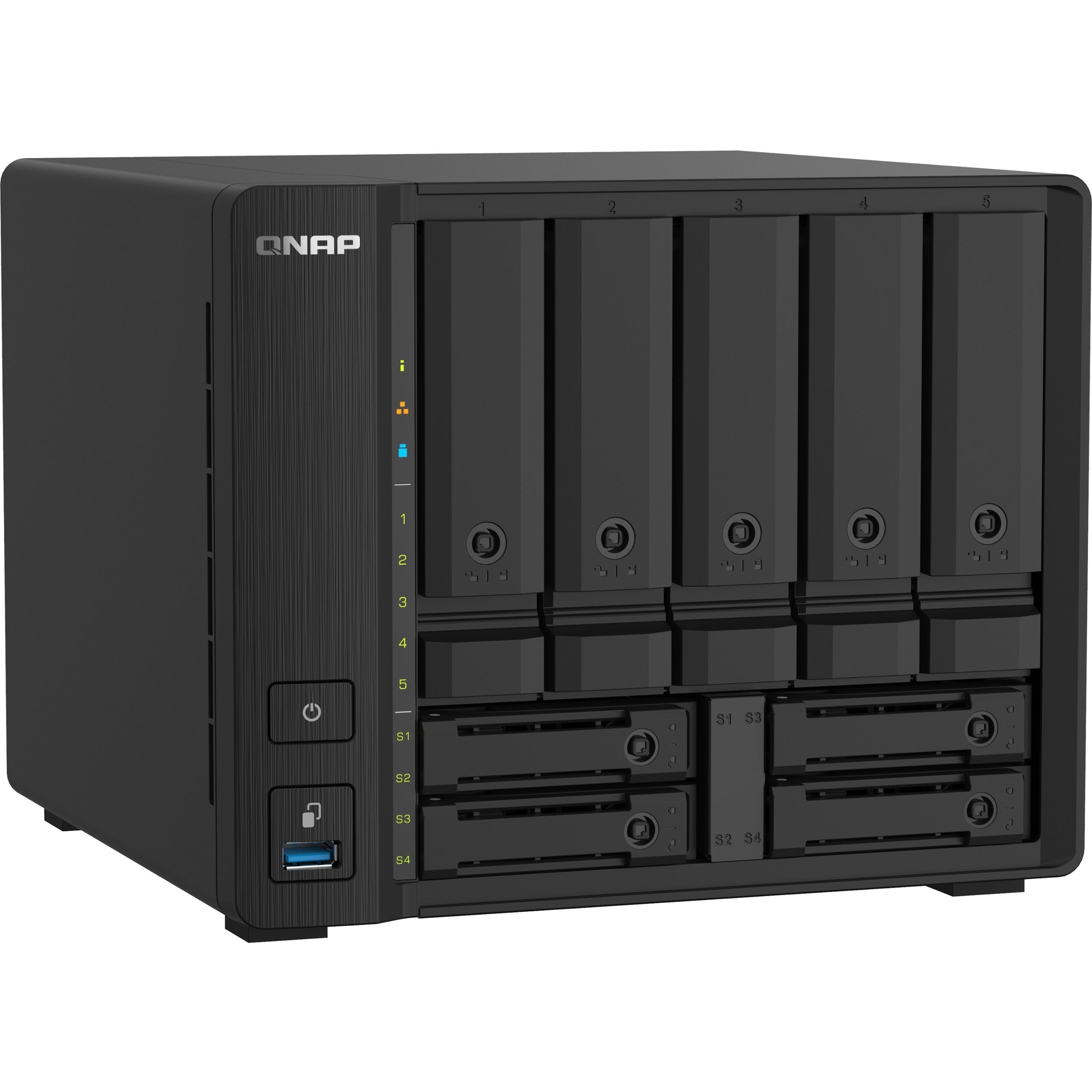 QNAP Compact 9-bay NAS with 10GbE SFP+ and 2.5GbE for Smoother File Applications - TS-932PX-4G-US