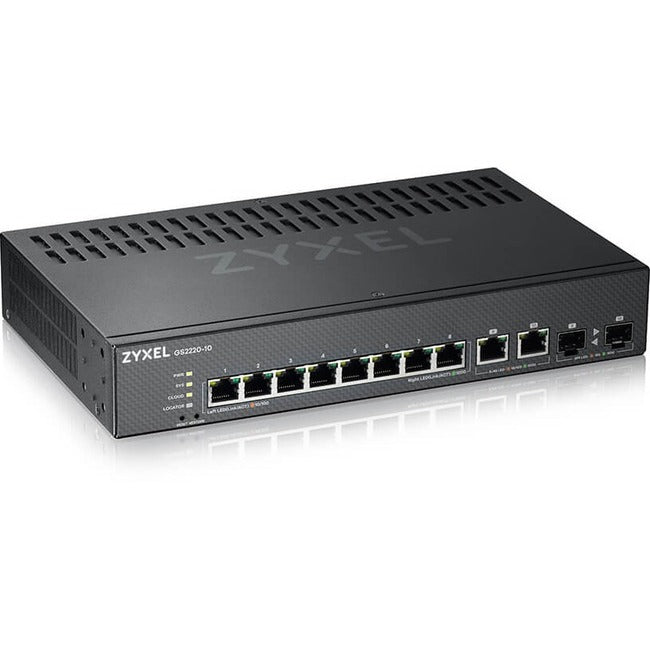 ZYXEL 8-port GbE L2 Switch with GbE Uplink - GS2220-10