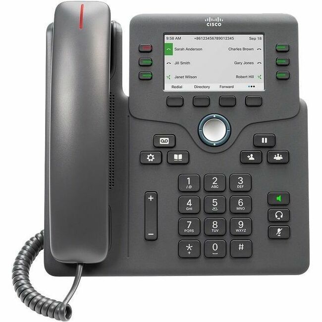 Cisco 6871 IP Phone - Corded - Corded - Wall Mountable - CP-6871-3PW-NA-K9=