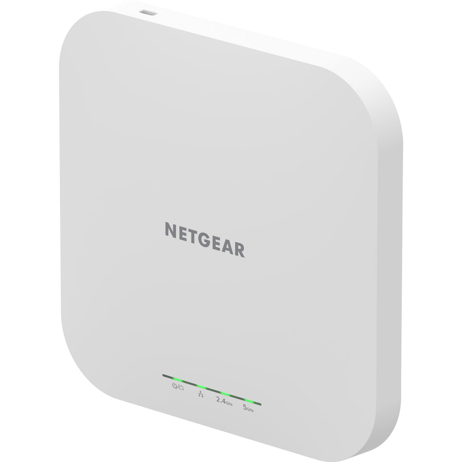 Netgear WAX610 Wi-Fi 6 IEEE 802.11 a/b/g/n/ac/ax/i 1.80 Gbit/s Wireless Access Point - Indoor - WAX610-100NAS