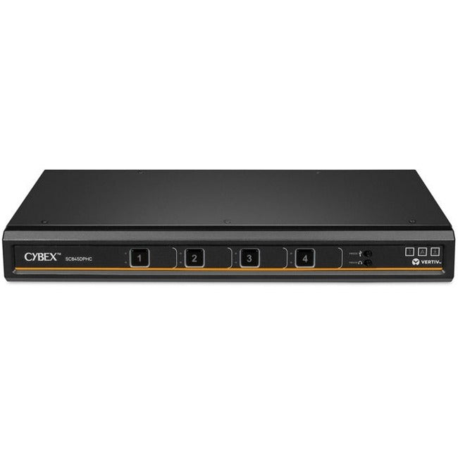 Vertiv Cybex SC800 Secure KVM | Single Head | 4 Port Universal and DPP | USB-C | NIAP version 4.0 Certified (SC845DPHC-400) - SC845DPHC-400