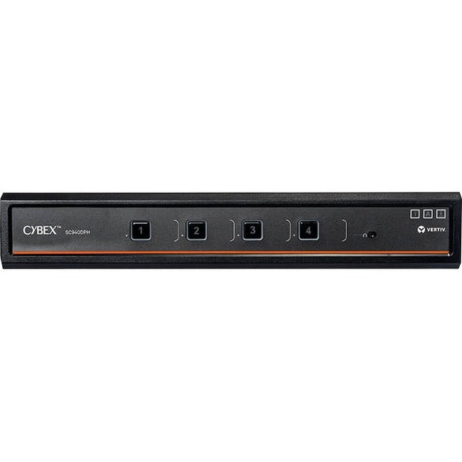 Vertiv Cybex SC900 Secure KVM | Dual Head | 4 Port Universal DisplayPort | USB-C | NIAP version 4.0 Certified - SC940DPHC-400