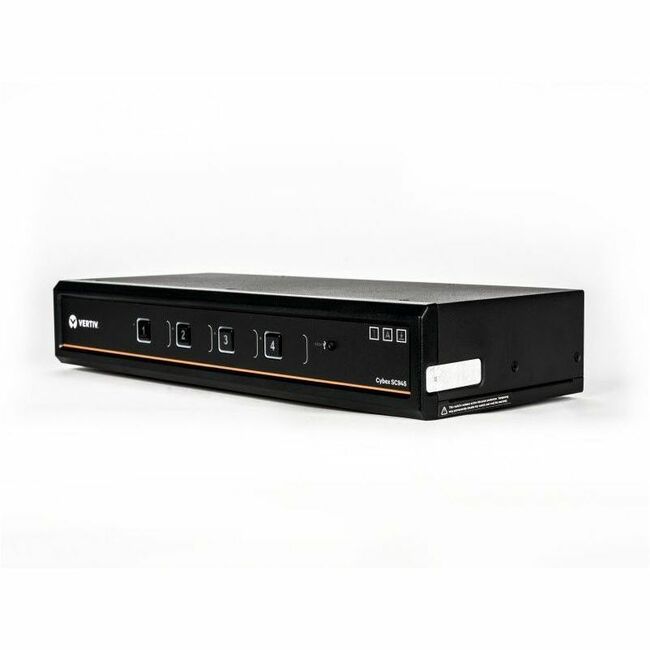 Vertiv Avocent Cybex SC900 Secure Desktop KVM Switch, Dual Head Monitor, 4 Port, Common Access Card, NIAP Version 4.0, TAA Compliant (SC945DPHC-400) - SC945DPHC-400