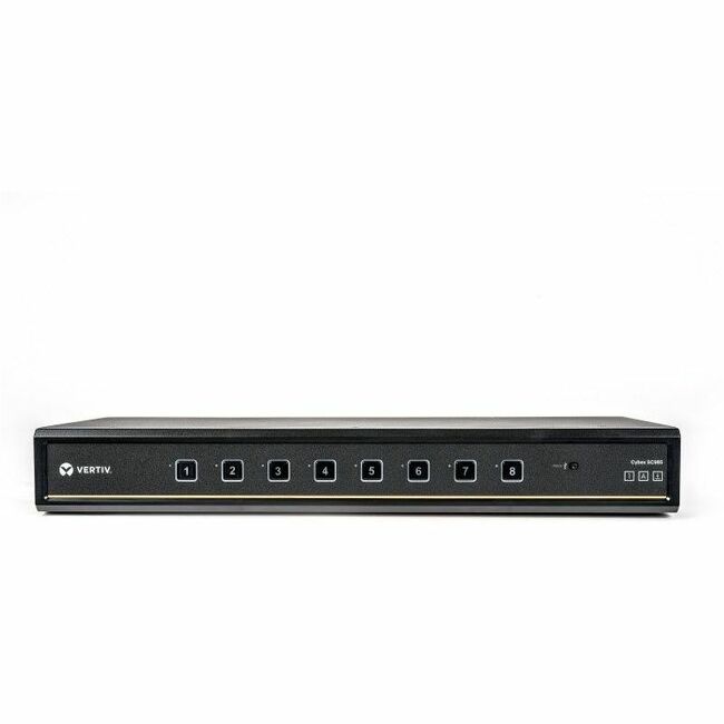 Vertiv Cybex SC900 Secure KVM | Dual Head | 8 Port Universal and DPP | NIAP version 4.0 Certified - SC985DPH-400