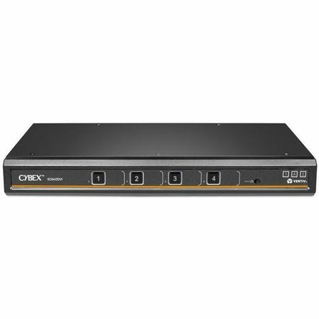 Vertiv Avocent Cybex SC800 Secure Desktop KVM Switch, Single Head Monitor, 4 Port, Touch Screen Support, NIAP V4.0, TAA Compliant (SC840DVI-400) - SC840DVI-400