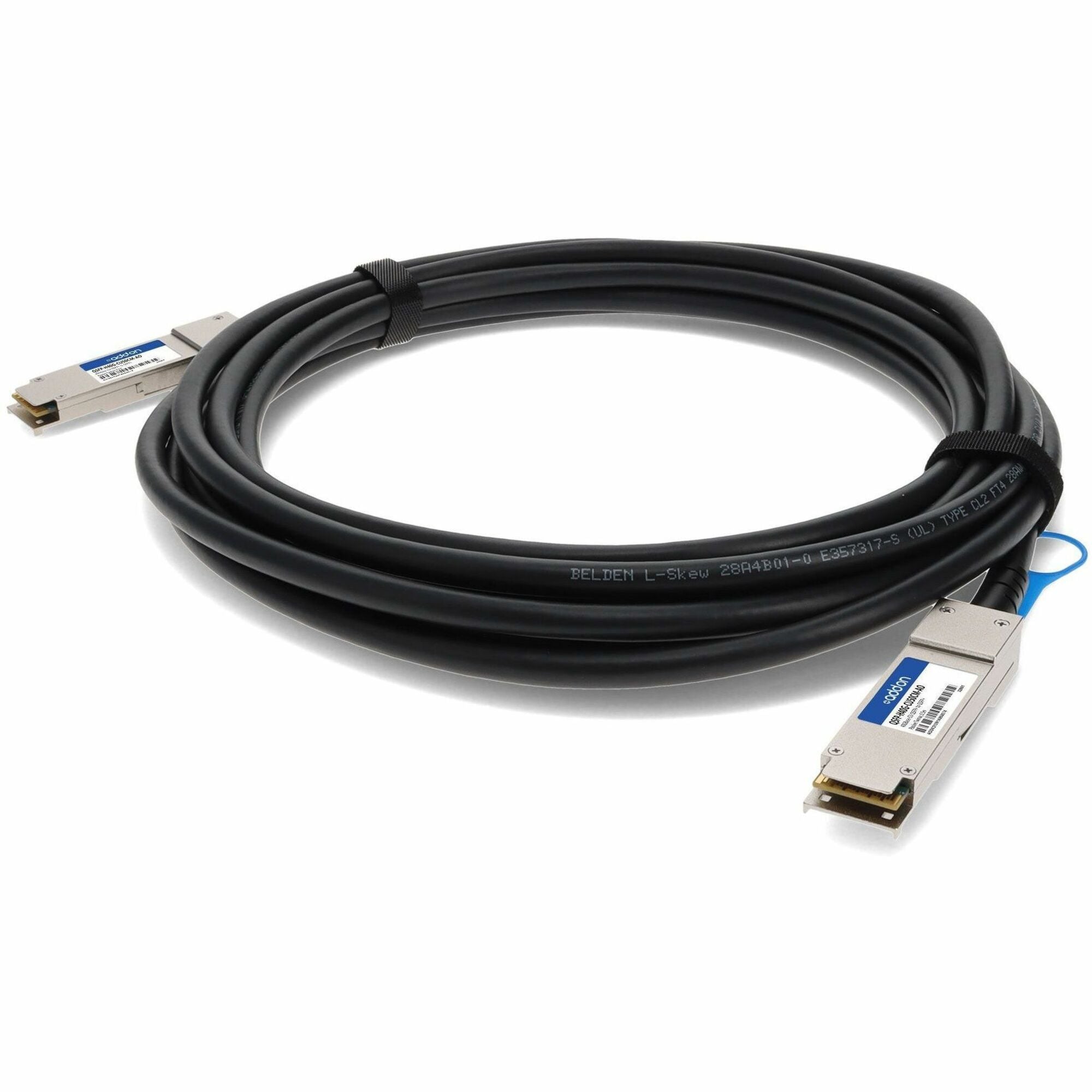 AddOn Cisco&reg; QSFP-H40G-CU50CM Compatible TAA Compliant 40GBase-CU QSFP+ Direct Attach Cable (Passive Twinax, 50cm) - QSFP-H40G-CU50CM-AO