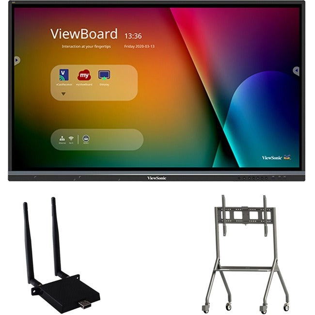 ViewSonic IFP7550-C4 - 75" ViewBoard Interactive Flat Panel Bundle with Chromebox - IFP7550-C4