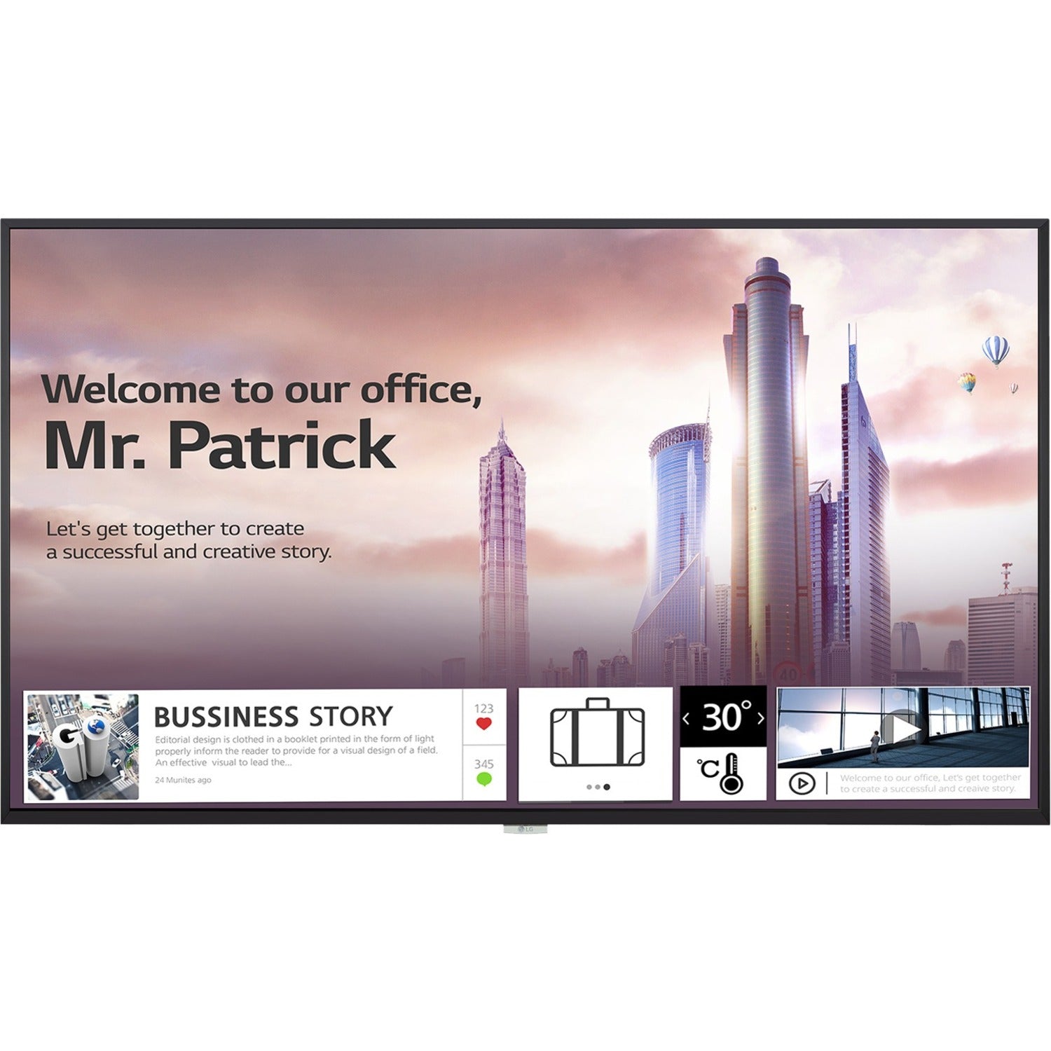 LG 55UH5F-H Digital Signage Display - 55UH5F-H