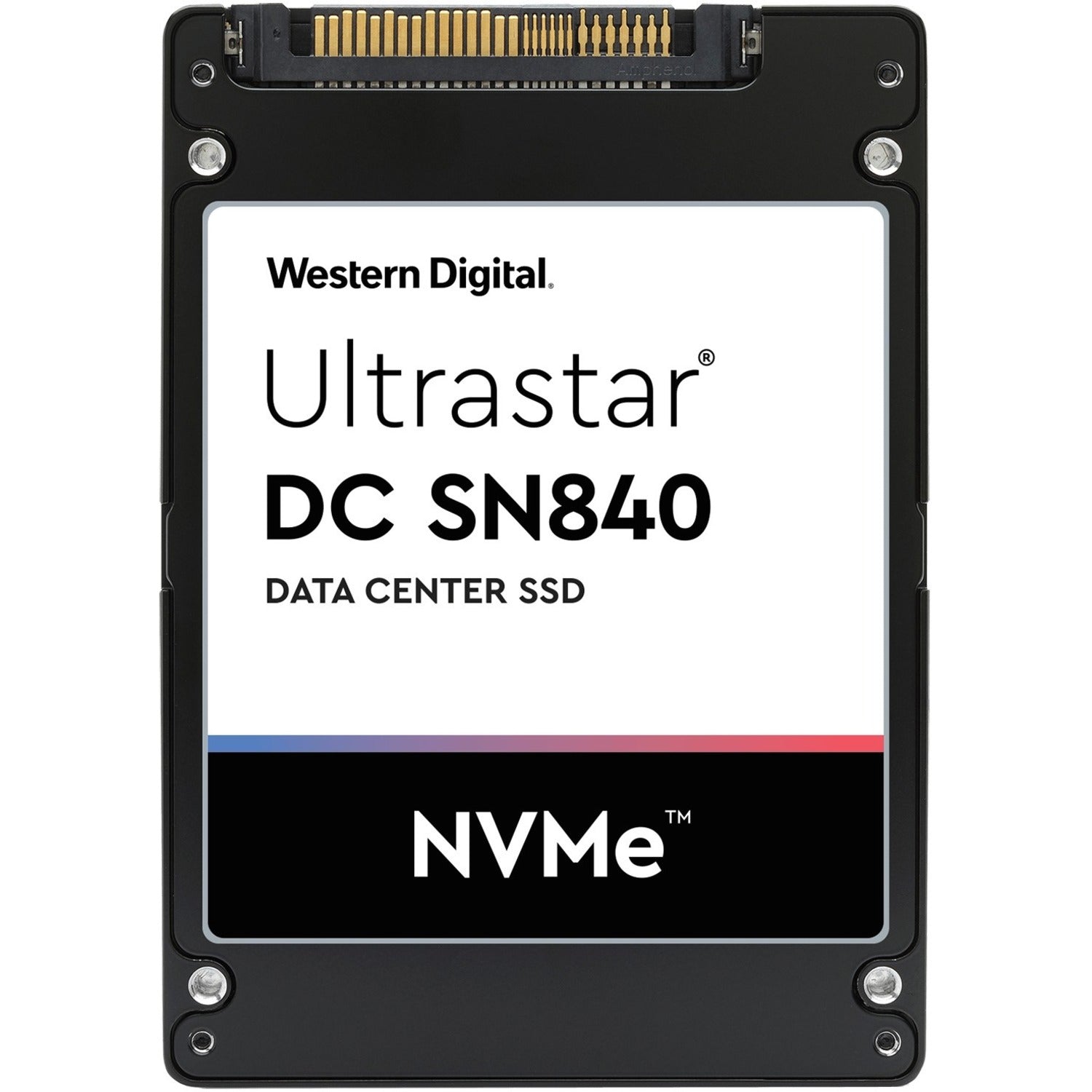 Western Digital Ultrastar DC SN840 WUS4C6432DSP3XZ 3.13 TB Solid State Drive - 2.5" Internal - U.2 (SFF-8639) NVMe (PCI Express NVMe 3.1) - 0TS1876