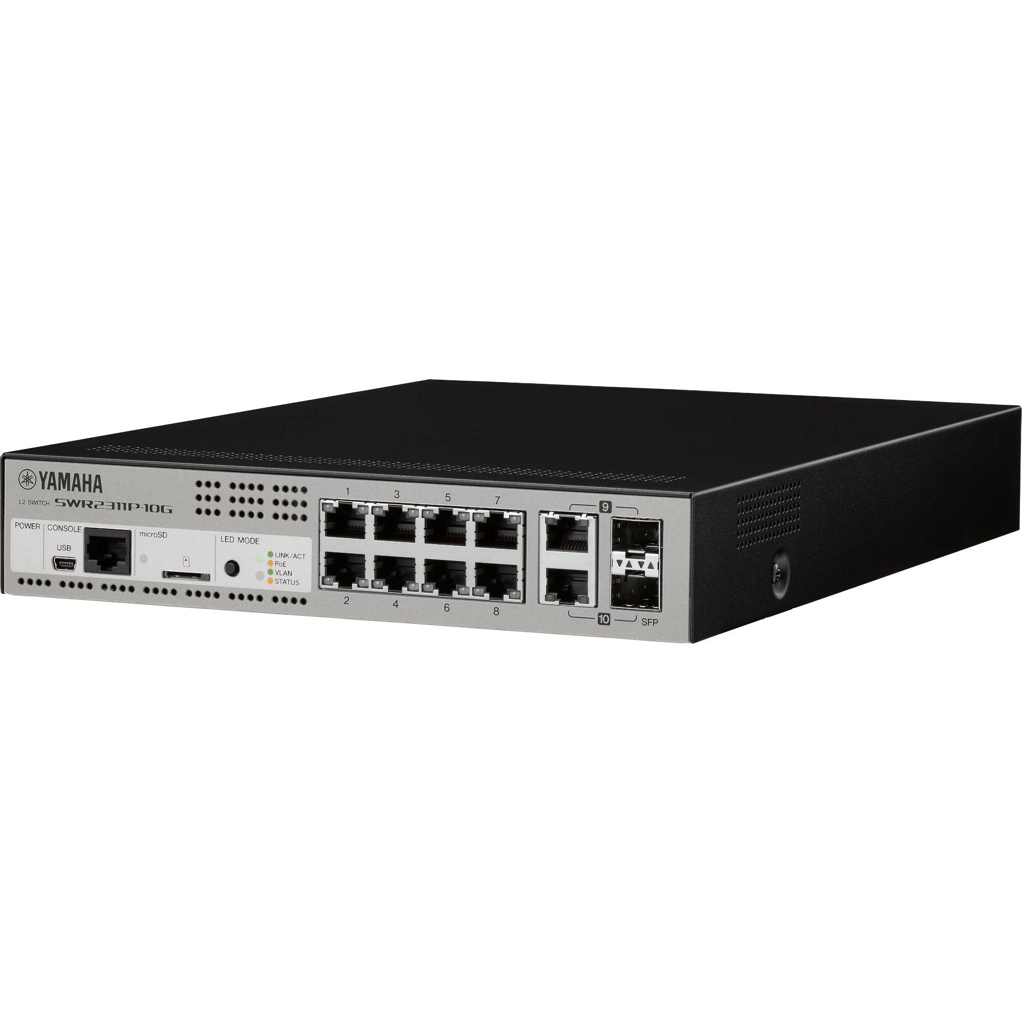 Yamaha Intelligent L2 Network switch with PoE - SWR2311P-10G