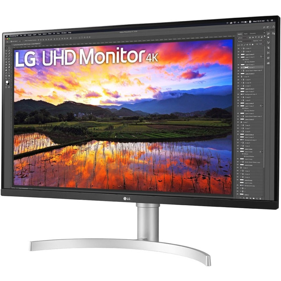 LG 32BN67U-B 32" Class 4K UHD Gaming LCD Monitor - 16:9 - Textured Black - 32BN67U-B