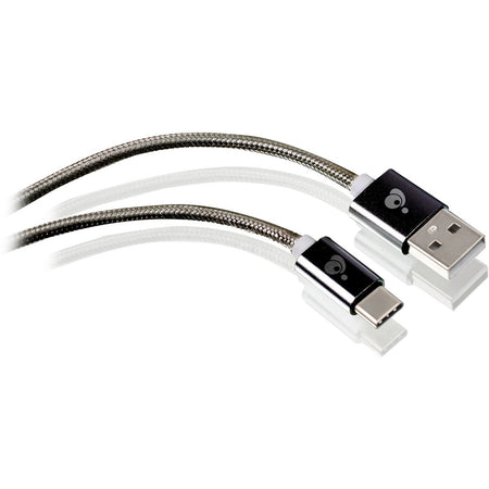 IOGEAR Charge & Sync Pro - USB-C to USB-A Cable, 6.5 Ft. - G2LU3CAM02-GY