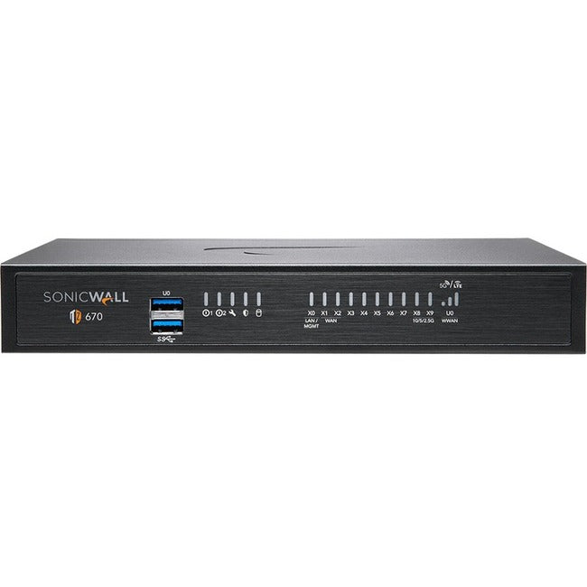 SonicWall TZ670 Network Security/Firewall Appliance - 02-SSC-5685