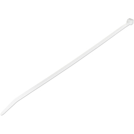 StarTech.com 10"(25cm) Cable Ties, 2-5/8"(68mm) Dia, 50lb(22kg) Tensile Strength, Nylon Self Locking Ties, UL Listed, 100 Pack, White - CBMZT10N