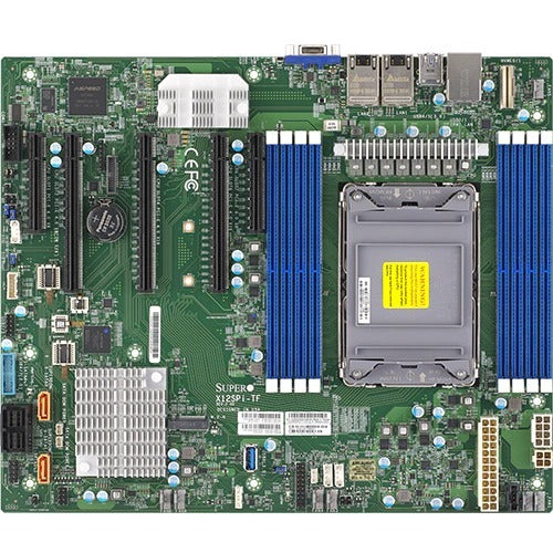 Supermicro X12SPI-TF Server Motherboard - Intel C621A Chipset - Socket LGA-4189 - Intel Optane Memory Ready - ATX - MBD-X12SPI-TF-O