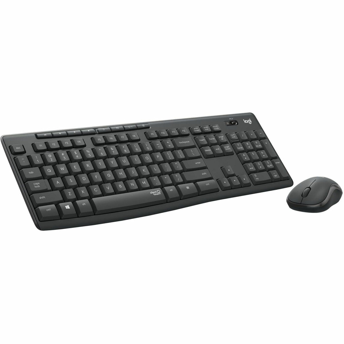 Logitech MK295 Wireless Mouse & Keyboard Combo with SilentTouch Technology, Graphite - 920-009782