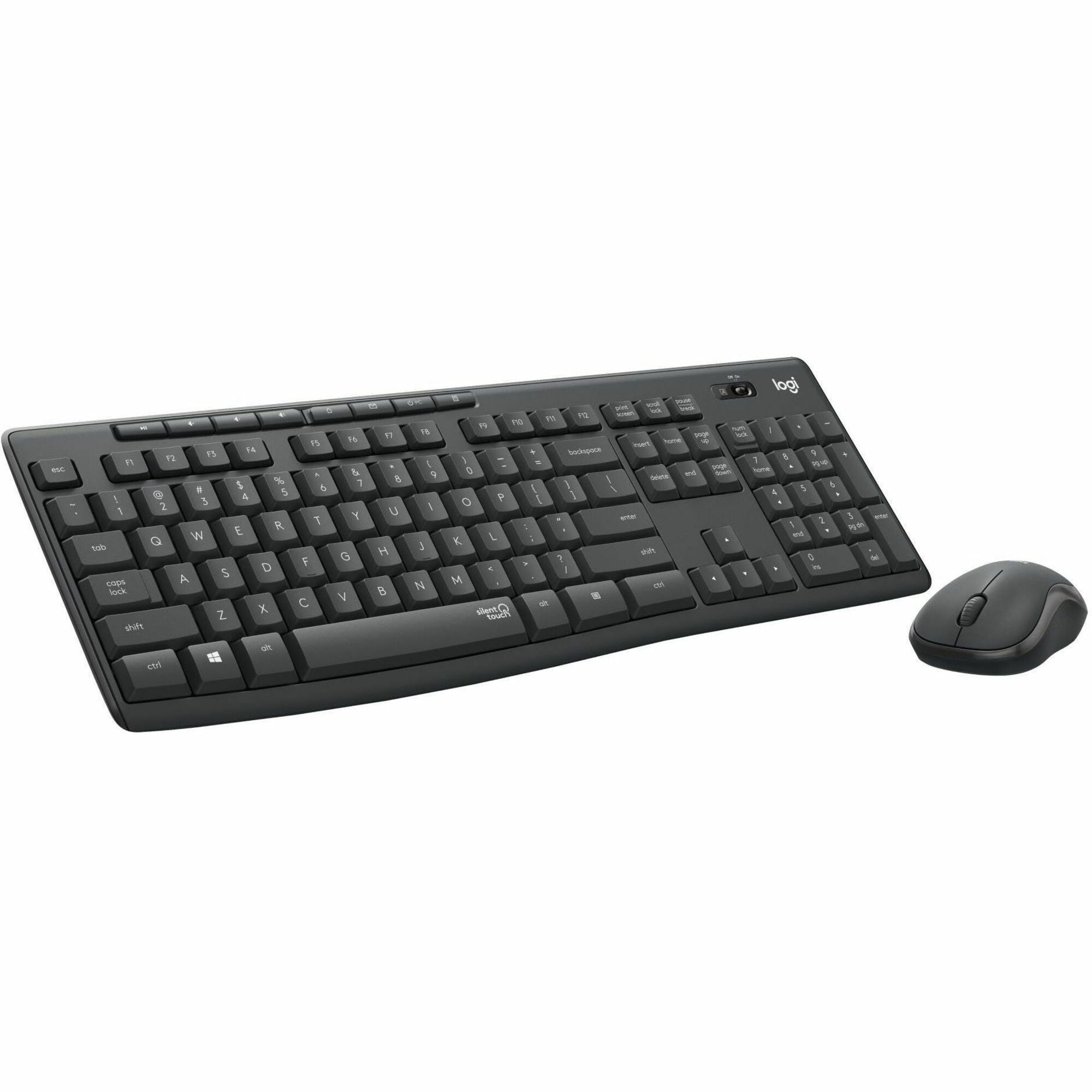Logitech MK295 Wireless Mouse & Keyboard Combo with SilentTouch Technology, Graphite - 920-009782