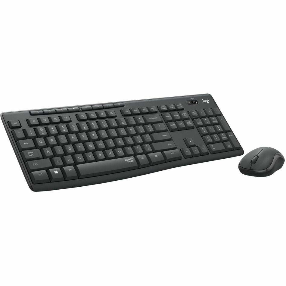 Logitech MK295 Wireless Mouse & Keyboard Combo with SilentTouch Technology, Graphite - 920-009782