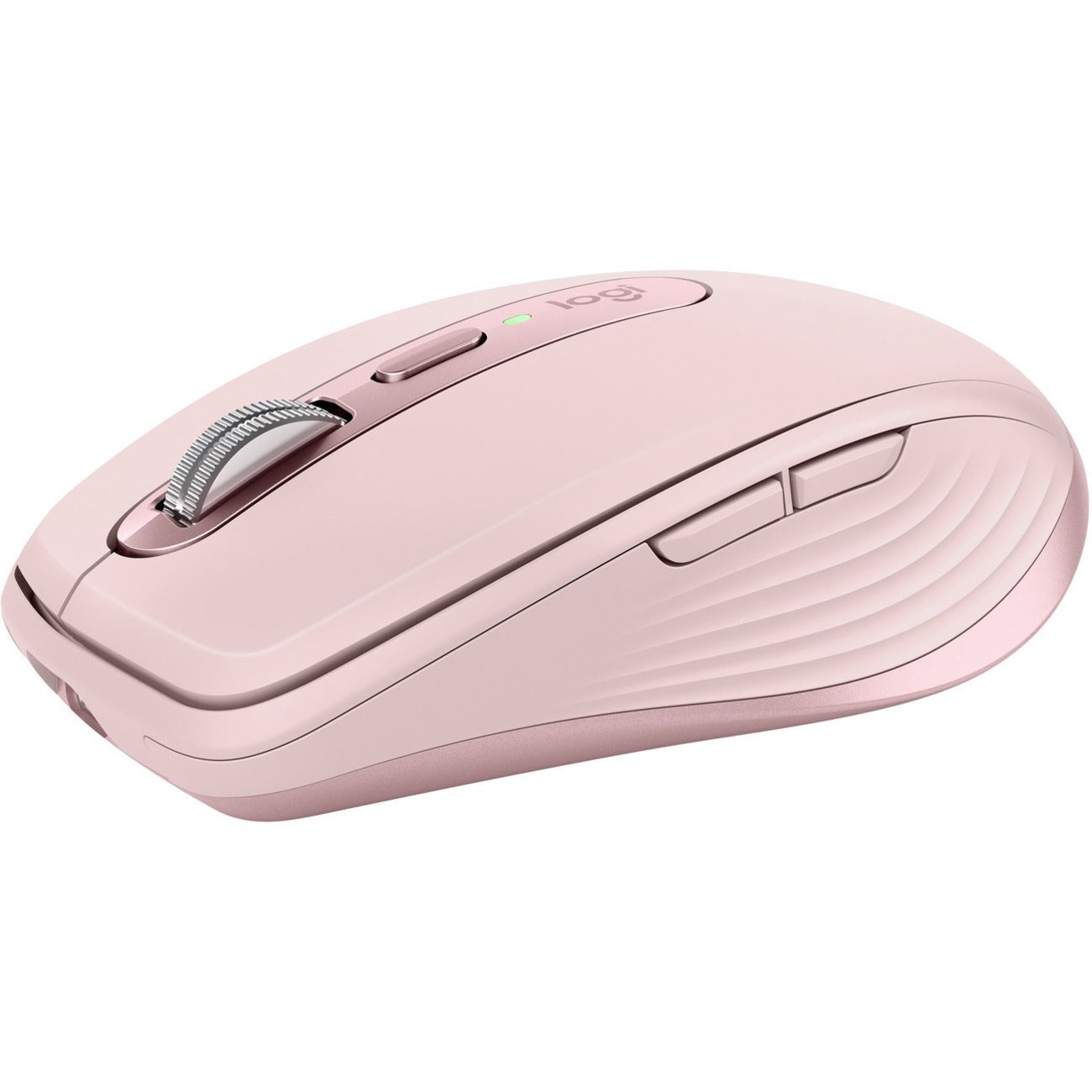 Logitech MX Anywhere 3 Compact Performance Mouse, Wireless, Comfort, Fast Scrolling, Any Surface, Portable, 4000DPI, Customizable Buttons, USB-C, Bluetooth, Apple Mac, iPad, Windows PC, Linux, Chrome, Pale Gray - 910-005986