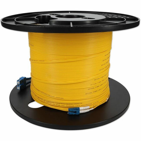 AddOn 59m LC (Male) to SC (Male) Straight Yellow OS2 Duplex Plenum Fiber Patch Cable - ADD-SC-LC-59M9SMFP