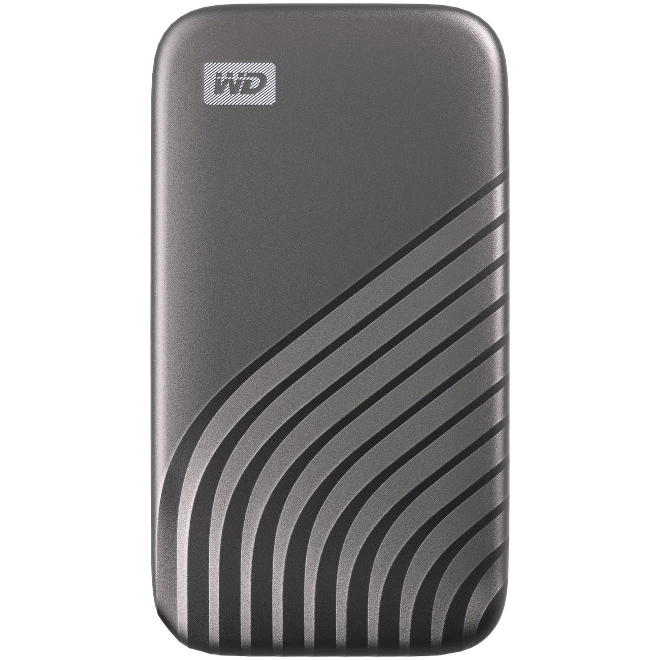 WD My Passport WDBAGF0010BGY-WESN 1 TB Portable Solid State Drive - External - Space Gray - WDBAGF0010BGY-WESN