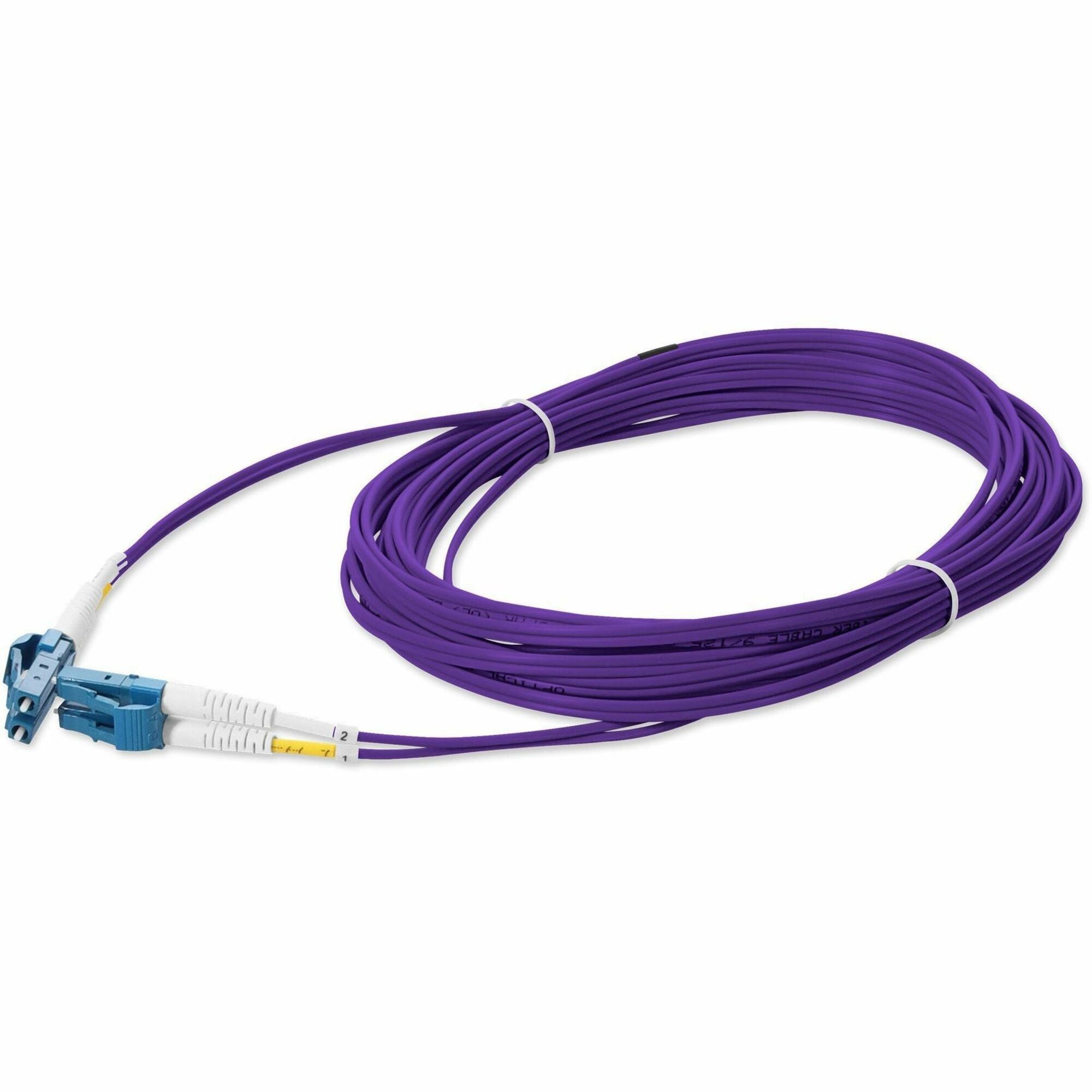 AddOn 5m LC (Male) to LC (Male) Purple OS2 Duplex Fiber OFNR (Riser-Rated) Patch Cable - ADD-LC-LC-5M9SMF-PE