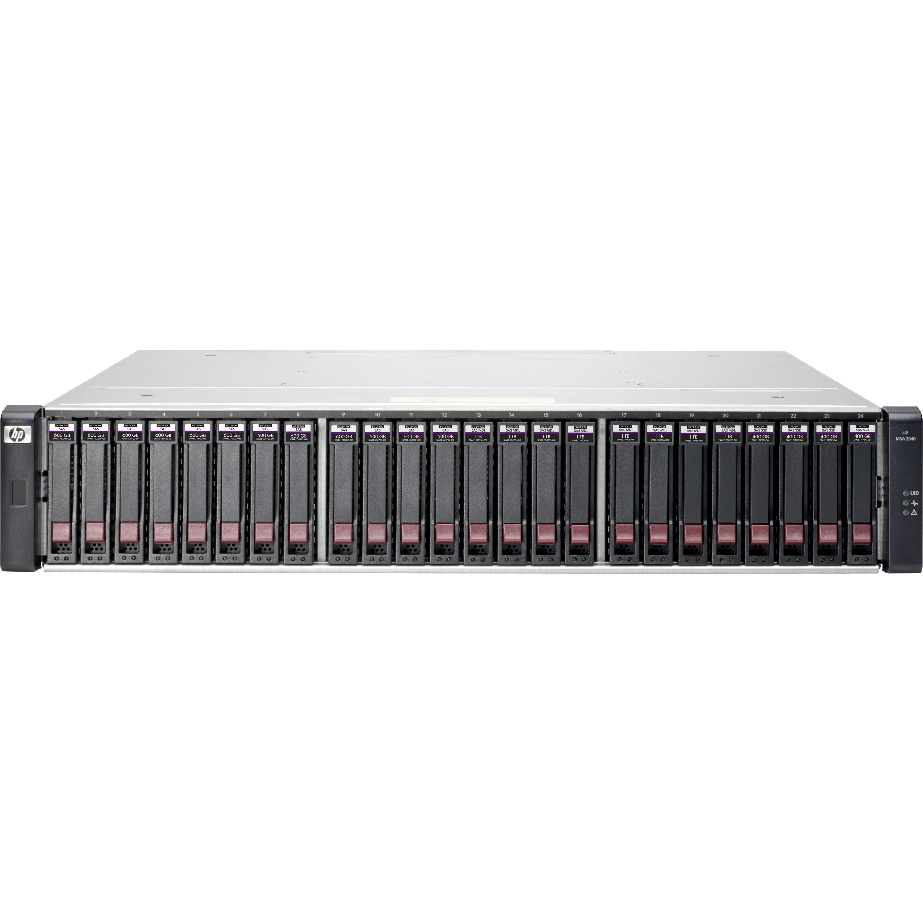 HPE MSA 2040 Energy Star SAS Dual Controller SFF Storage - K2R84AR