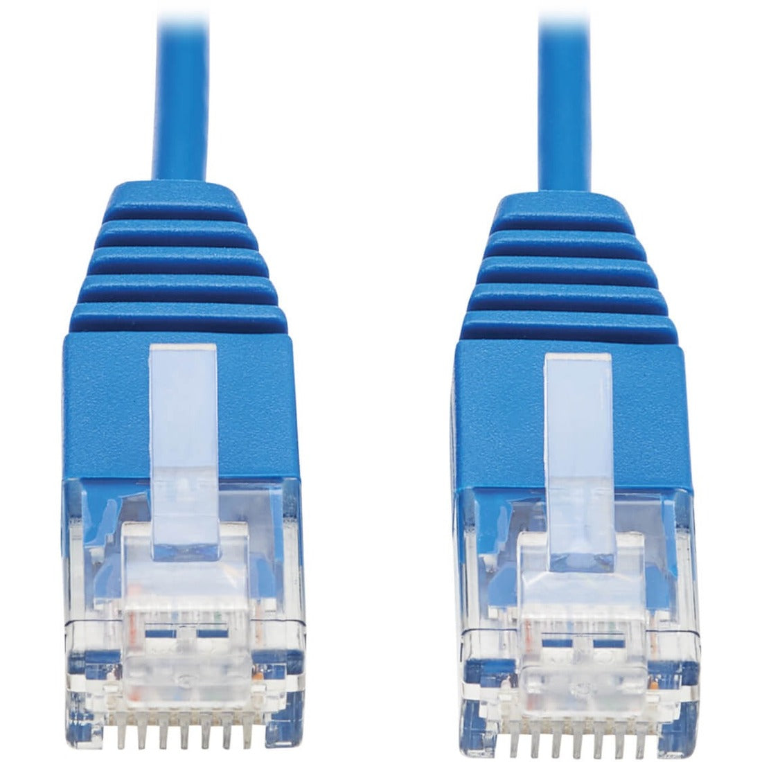 Eaton Tripp Lite Series Cat6a 10G Molded Ultra-Slim UTP Ethernet Cable (RJ45 M/M), Blue, 3 ft. (0.91 m) - N261-UR03-BL