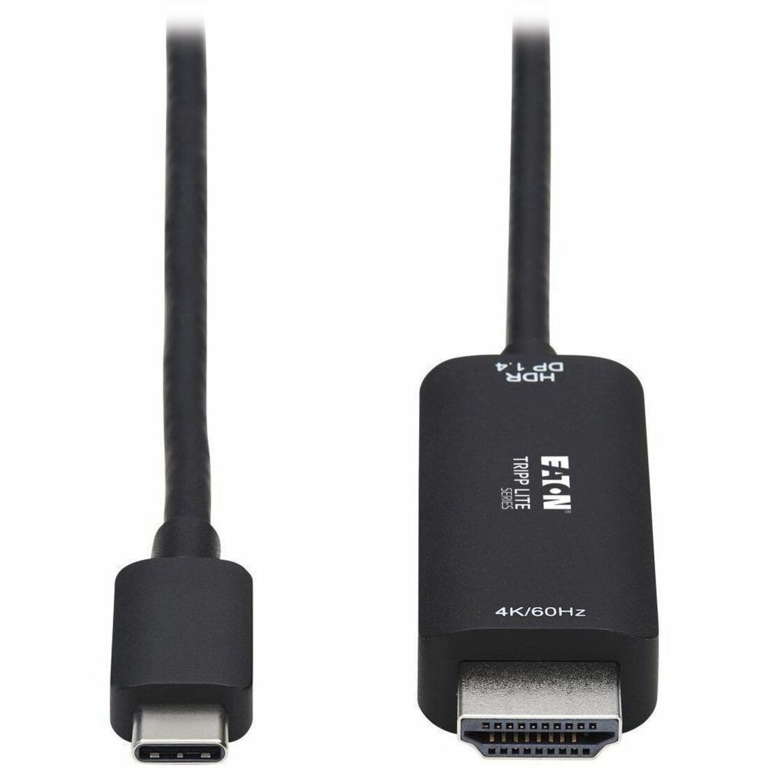 Tripp Lite by Eaton USB-C to HDMI Active Adapter Cable (M/M) 4K 60 Hz HDR HDCP 2.2 DP 1.4 Alt Mode Black 6 ft. (1.8 m) - U444-006-HDR4BE