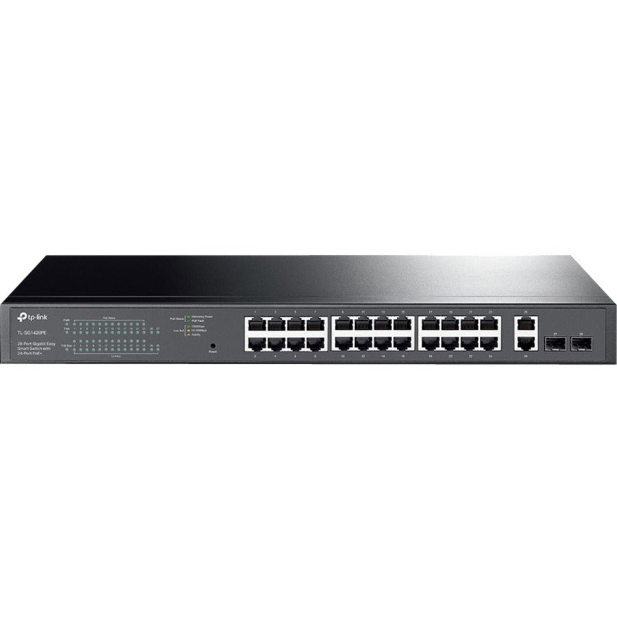 TP-Link TL-SG1428PE - 28-Port Gigabit Easy Smart Switch with 24-Port PoE+ - Limited Lifetime Warranty - TL-SG1428PE