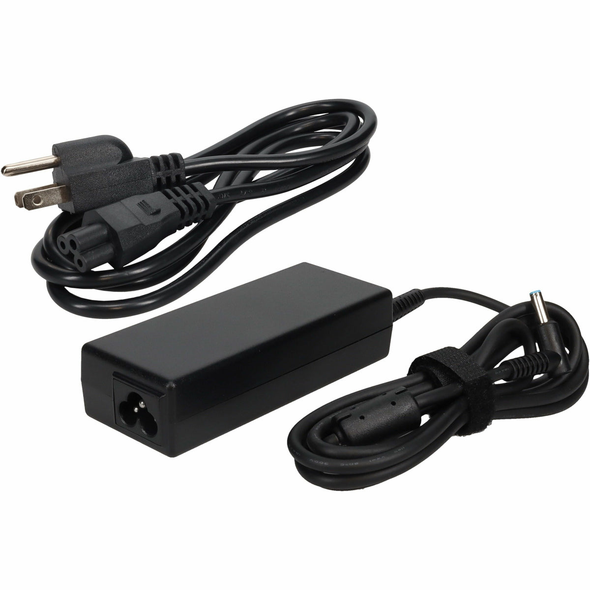 AddOn HP H6Y89AAABA Compatible 65W 19.5V at 3.33A Black 4.5 mm x 3.0 mm Laptop Power Adapter and Cable - H6Y89AA#ABA-AA