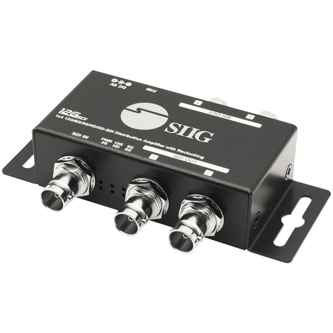 SIIG 1x4 12G SDI Distribution Amplifier - 70M - CE-SD0G11-S1