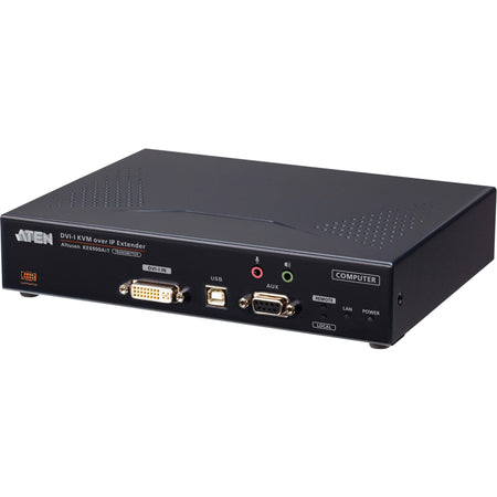 ATEN KE6900AIT DVI-I Single Display KVM over IP Transmitter with Internet Access - KE6900AIT