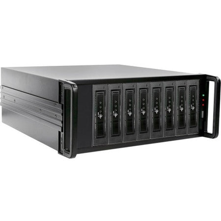 RAIDage JAGE480HD-T7DE Drive Enclosure 12Gb/s SAS, SATA/600 - Mini-SAS HD Host Interface - 4U Rack-mountable - Black - JAGE480HD-T7DE