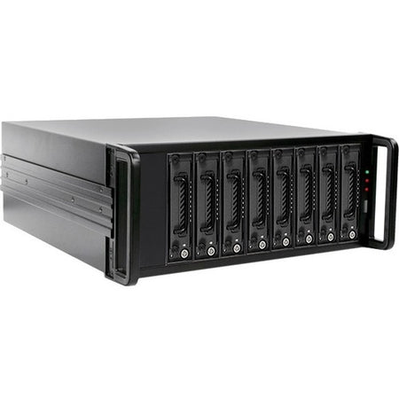 RAIDage JAGE480HD-TG Drive Enclosure 12Gb/s SAS, SATA/600 - Mini-SAS HD Host Interface - 4U Rack-mountable - Black - JAGE480HD-TG