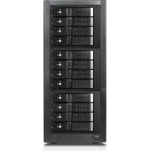 RAIDage JAGE9BT12HDBK-DE Drive Enclosure 12Gb/s SAS, SATA/600 - Mini-SAS HD Host Interface Tower - Black - JAGE9BT12HDBK-DE