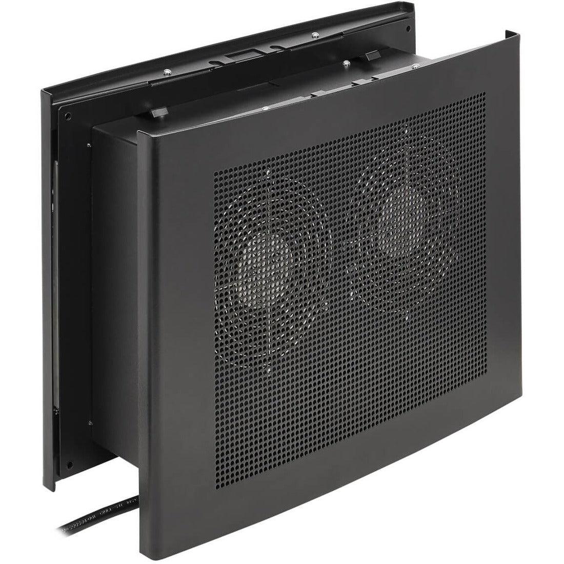 Eaton Tripp Lite Series Network Closet Exhaust Fan, 475 CFM, NEMA 5-15P Input, Black - SRCLOSETFAN