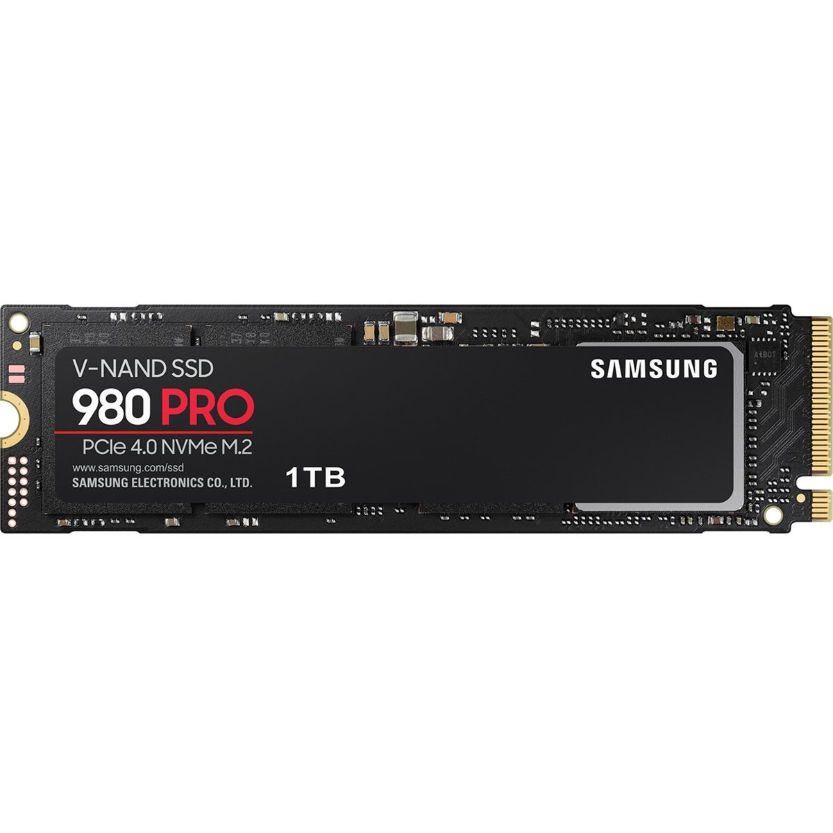 Samsung 980 PRO MZ-V8P1T0B/AM 1 TB Solid State Drive - M.2 2280 Internal - PCI Express NVMe (PCI Express NVMe 4.0 x4) - MZ-V8P1T0B/AM