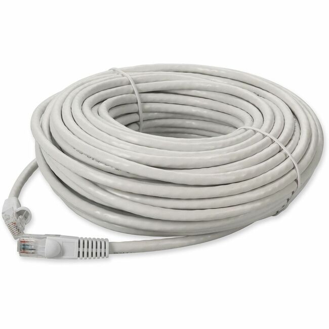 AddOn 200ft RJ-45 (Male) to RJ-45 (Male) White Cat6A UTP PVC Copper Patch Cable - ADD-200FCAT6A-WE