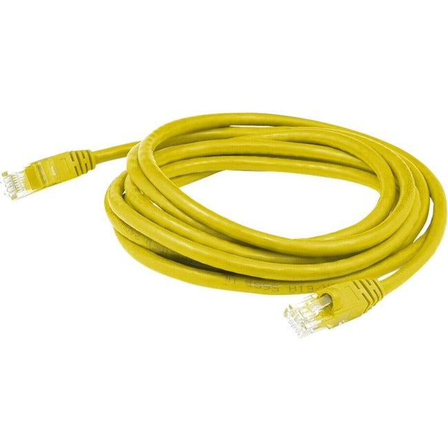 AddOn 15m RJ-45 (Male) to RJ-45 (Male) Yellow Cat6 STP Plenum-Rated Copper Patch Cable - ADD-15MCAT6SSP-YW