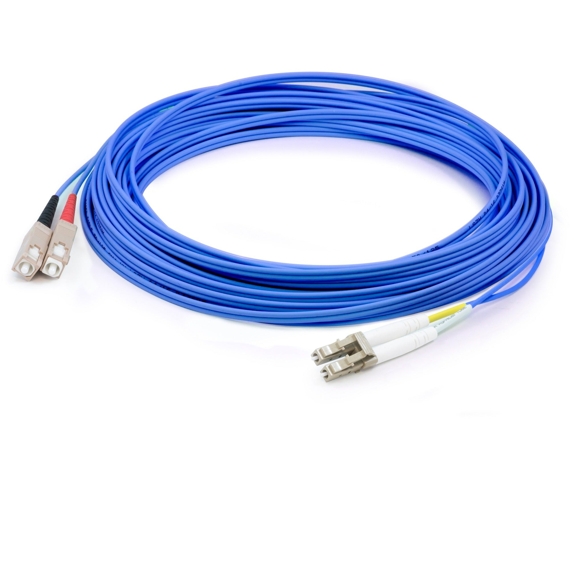 AddOn 5m SC (Male) to LC (Male) Blue OM1 Duplex PVC Fiber Patch Cable - ADD-SC-LC-5M6MMF-BE