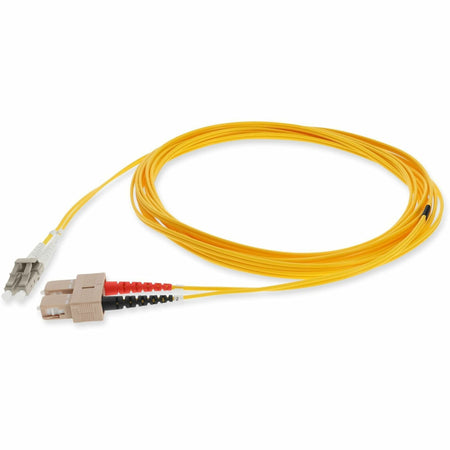 AddOn 3m SC to LC Yellow OM1 Duplex OFNR (Riser-Rated) MMF Fiber Patch Cable - ADD-SC-LC-3M6MMF-YW
