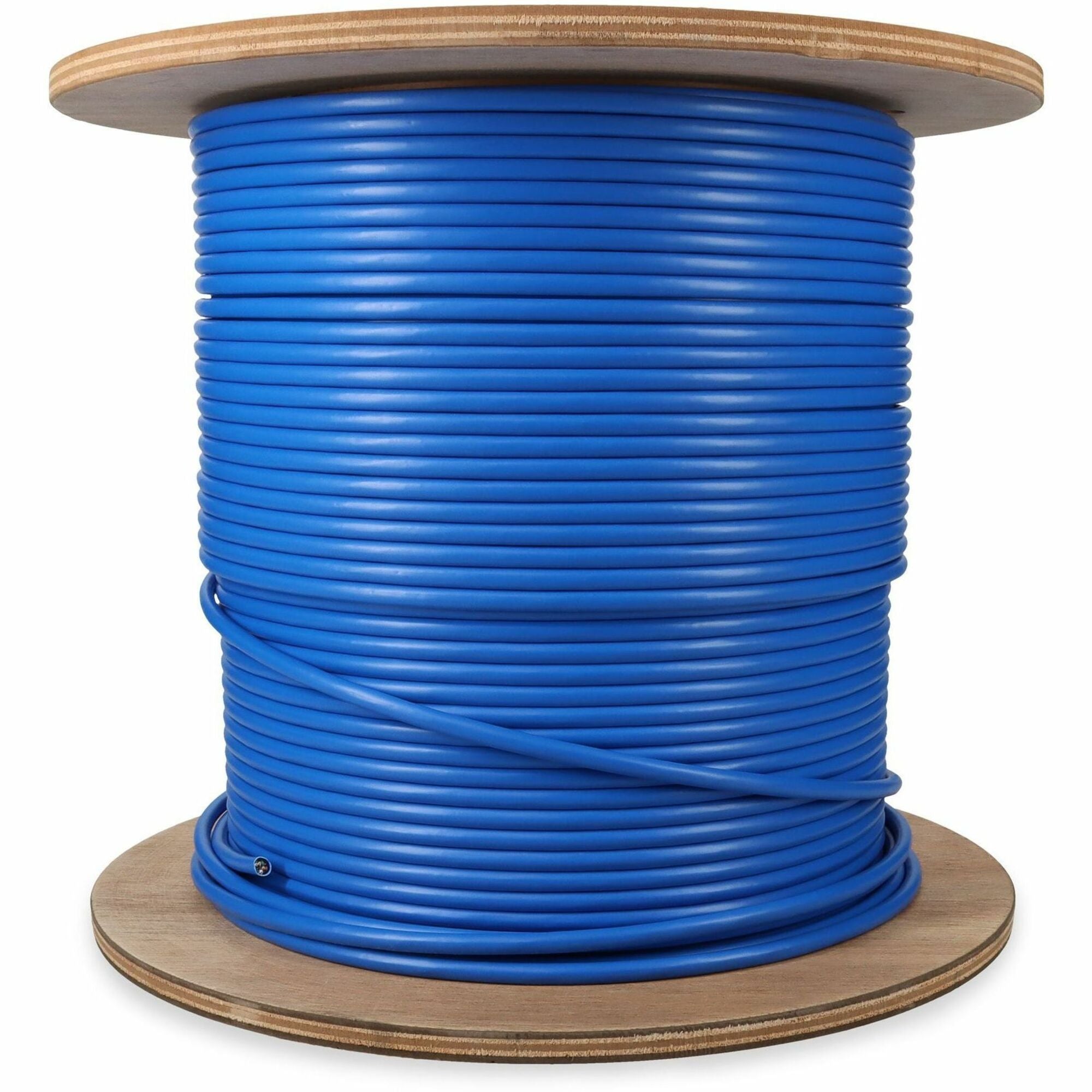 AddOn 500ft Non-Terminated Blue CAT 6A Shielded Plenum-Rated Bulk Cable - ADD-500FCAT6ASPNT-BE