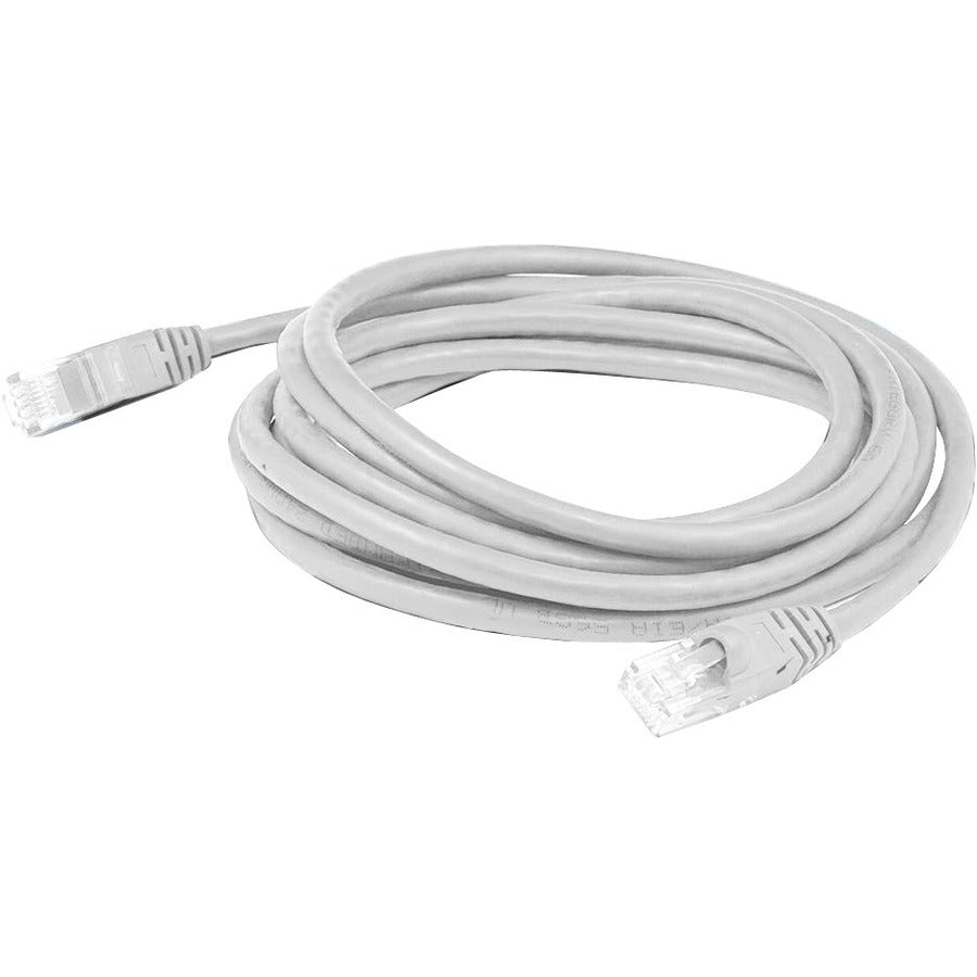 AddOn 7ft RJ-45 (Male) to RJ-45 (Male) White Snagless Cat6A FTP PVC Copper Patch Cable - ADD-7FCAT6AF26-WE