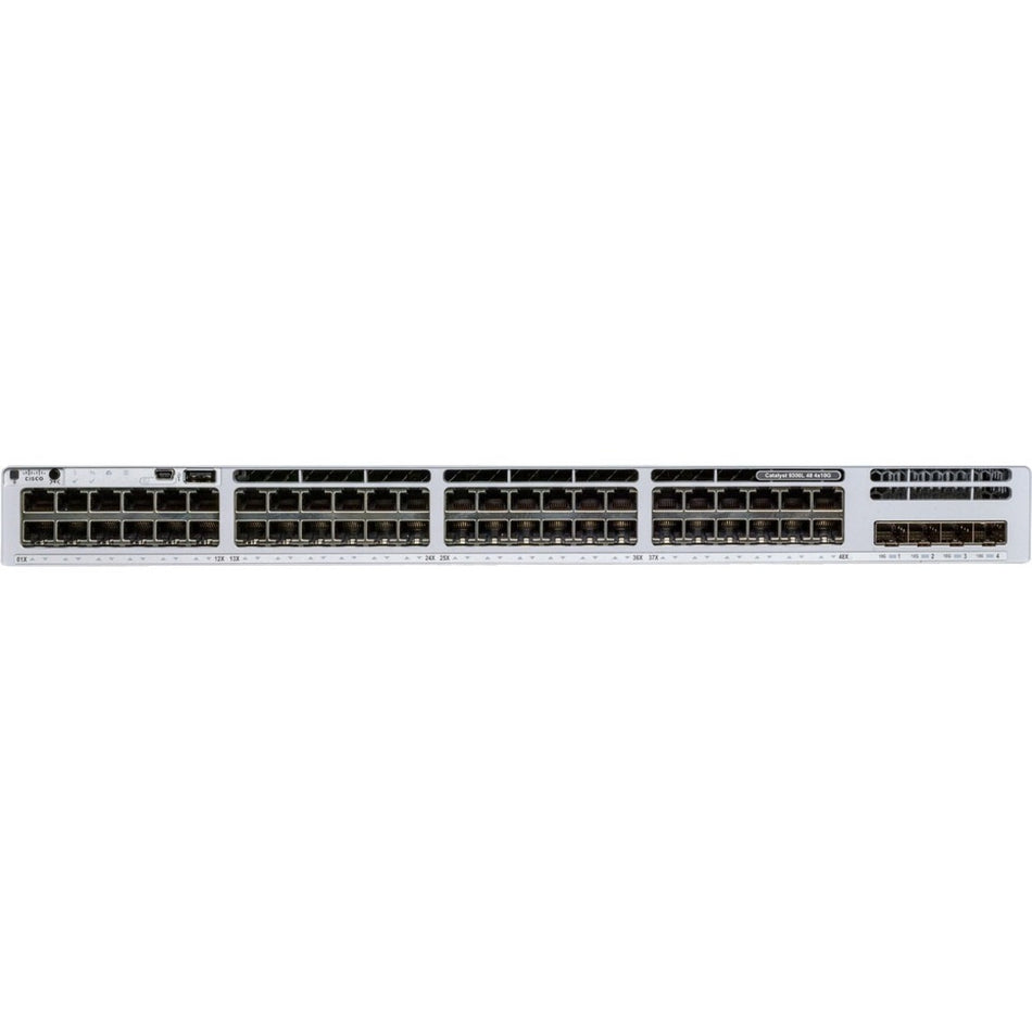 Cisco Catalyst 9300 48-port Fixed Uplinks Full PoE+, 4X10G Uplinks, Network Advantage - C9300L-48PF-4X-10A