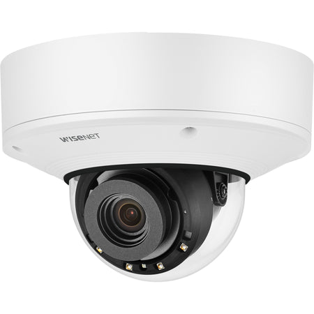 Wisenet XNV-9082R Outdoor 4K Network Camera - Color - Dome - White - XNV-9082R