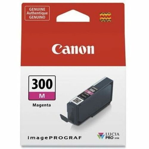 Canon LUCIA PRO PFI-300 Original Inkjet Ink Cartridge - Single Pack - Magenta - 1 / Pack - 4195C002