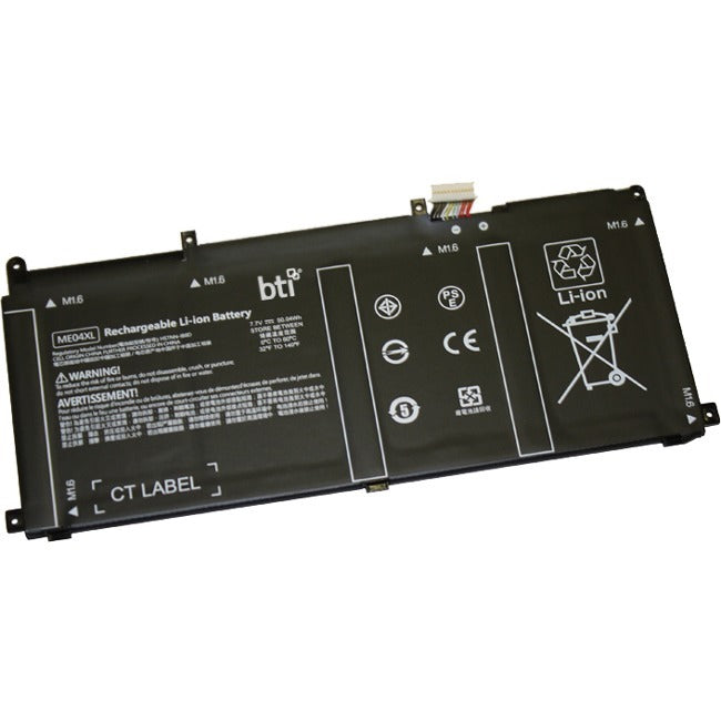 BTI ME04XL-BTI 7.7V 50WHR LI-ION BATTERY 937434-855, ME04XL, 937519-171, 937519-1C1, ME04050XL-PL ELITE X2 1013 G3, ELITE X2 1013 G3 TABLET - ME04XL-BTI